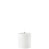 Uyuni Koriste- Ja Kausivalot*LED kynttilä ulkokäyttöön 8,4x10 cm valkoinen