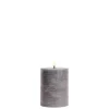 Uyuni Koriste- Ja Kausivalot*LED pöytäkynttilä 7,8x10 cm harmaa rustiikki