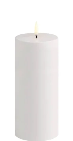 Uyuni Koriste- Ja Kausivalot*LED-kynttilä ulkokäyttöön 7,8x17,8 cm White
