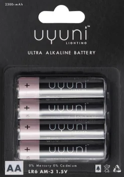 Uyuni Paristot|Lamput Ja Valaisintarvikkeet*paristo AA 1,5V 2300mAh 4 kpl/pkt