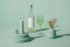 Vacuvin Juoma- Ja Baaritarvikkeet*viinipumppu ja korkki Loop Jade