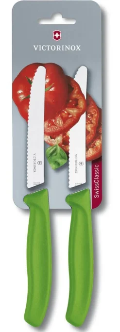 Victorinox Veitset Ja Leikkuulaudat*tomaattiveitsi 11 cm 2 kpl vihreä