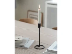 Villa Collection Lyhdyt Ja Kynttilänjalat*kynttilänjalka 23,5 cm musta rauta