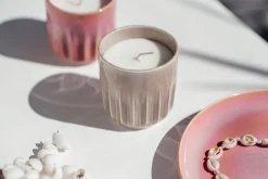 Villeroy&Boch Kynttilät Ja Huonetuoksut*Like Perlemor Kynttilä 8,5x8,5x9cm Sand Home