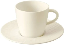 Villeroy&Boch Astiat*Manufacture Rock Kahvikupin alunen 15,5x2 cm valkoinen