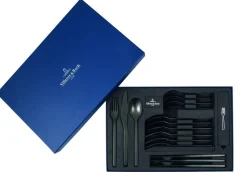 Villeroy&Boch Aterimet*Manufacture Rock aterinsetti 380x260x50mm musta 16-os.
