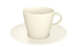 Villeroy&Boch Astiat*Manufacture Rock espressokuppi ja -alunen valkoinen