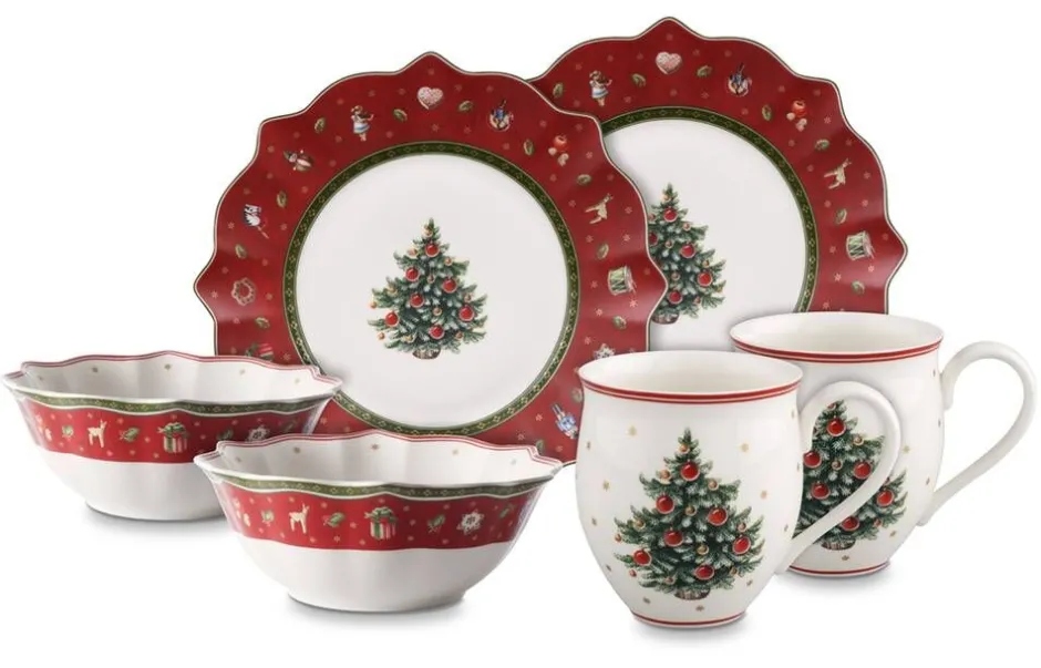 Villeroy&Boch Astiat*muut Toy's Delight aamiaissetti kahdelle 6-os.