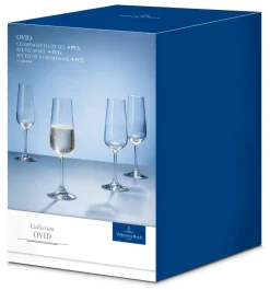 Villeroy&Boch Astiat*Ovid Kuohuviinilasisetti 0,25l 4-os.
