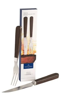 Villeroy&Boch Aterimet*Texas Pizza/-pihviaterimet  2-osainen