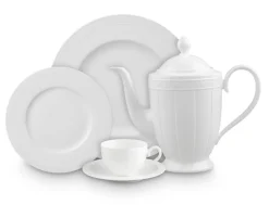 Villeroy&Boch Tarjoilu|Juoma- Ja Baaritarvikkeet*White Pearl Kahvikannu 1,35l 6 hlö