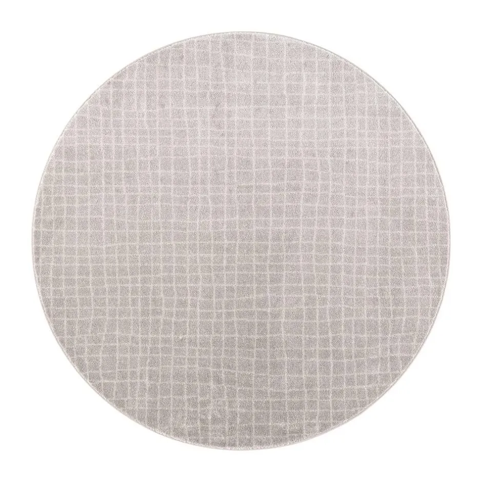 VM-Carpet Pyöreät Matot*Aari 13 harmaa, kantti 5430, Ø 240 cm