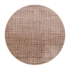 VM-Carpet Pyöreät Matot*Aari 14 ruskea, kantti 5938, Ø 133 cm