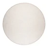 VM-Carpet Pyöreät Matot*Aho 72 beige, kapea pellavakantti Ø 200 cm