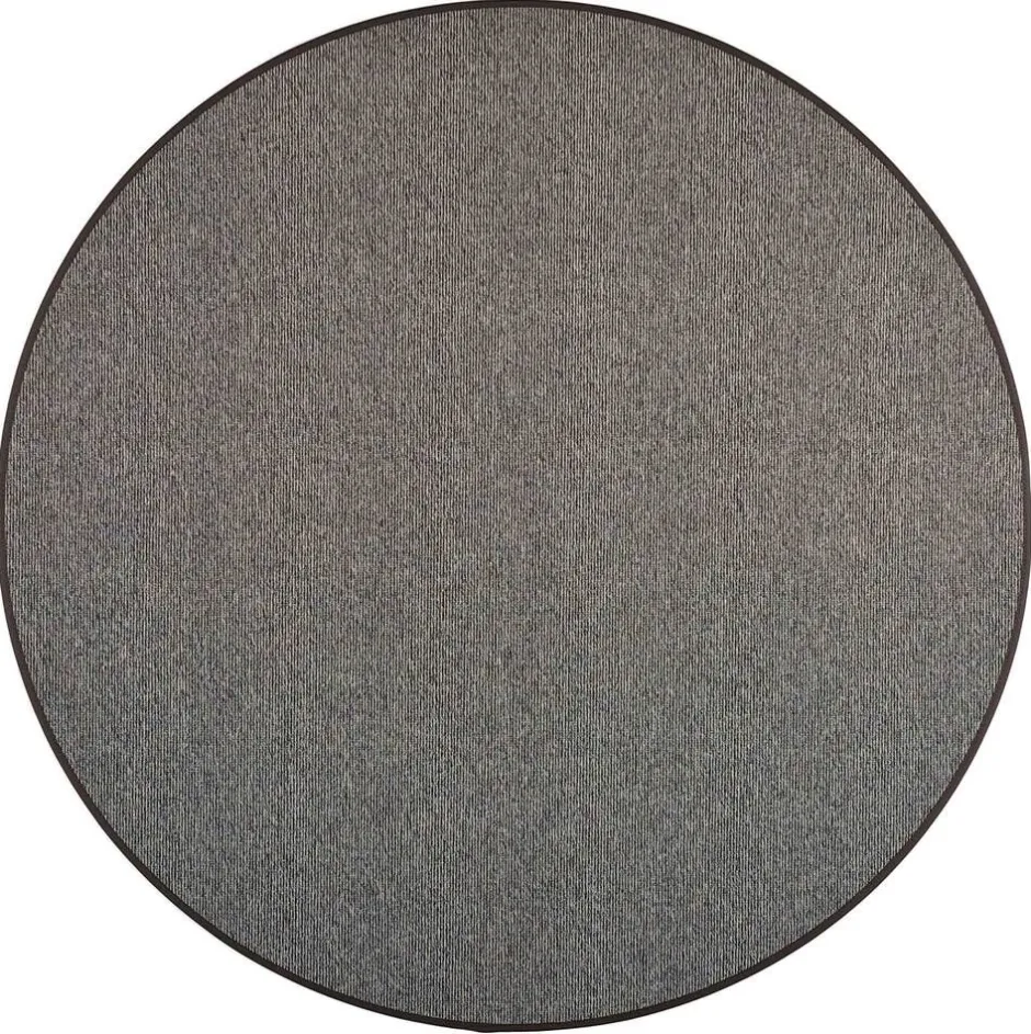 VM-Carpet Pyöreät Matot*Balanssi 49 ruskea, Ø 133 cm, kantti 5990