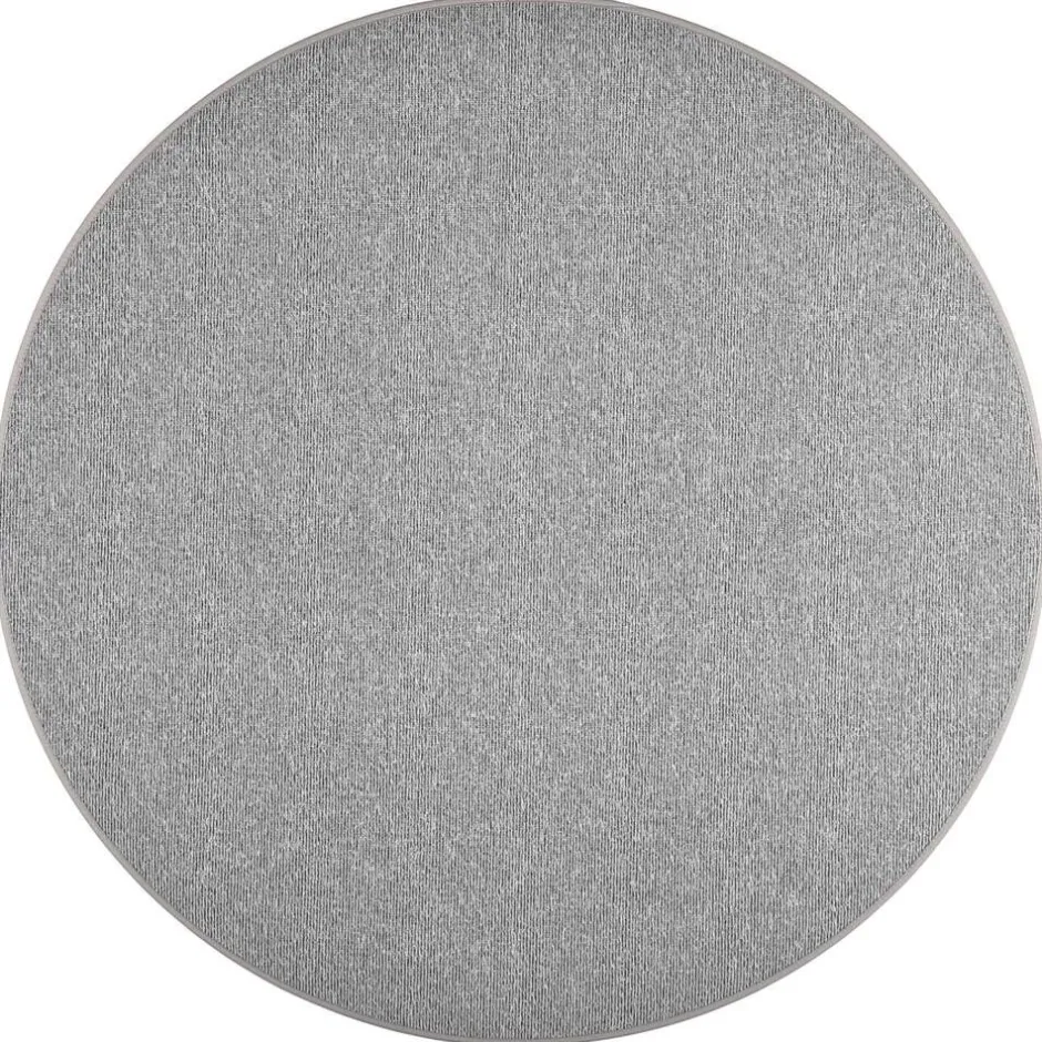 VM-Carpet Pyöreät Matot*Balanssi 93 vaaleanharmaa, Ø 133 cm, kantti 5434