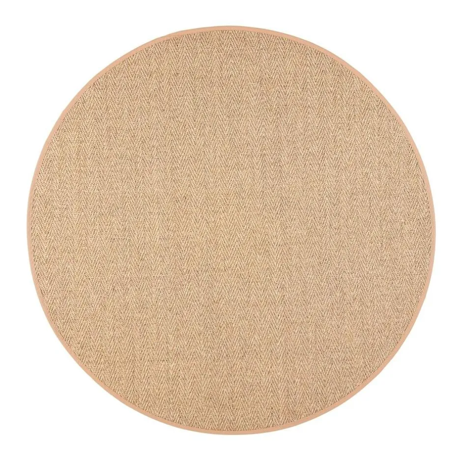 VM-Carpet Pyöreät Matot*Barrakuda 6520 olki, Ø 240 cm, kantti 32B