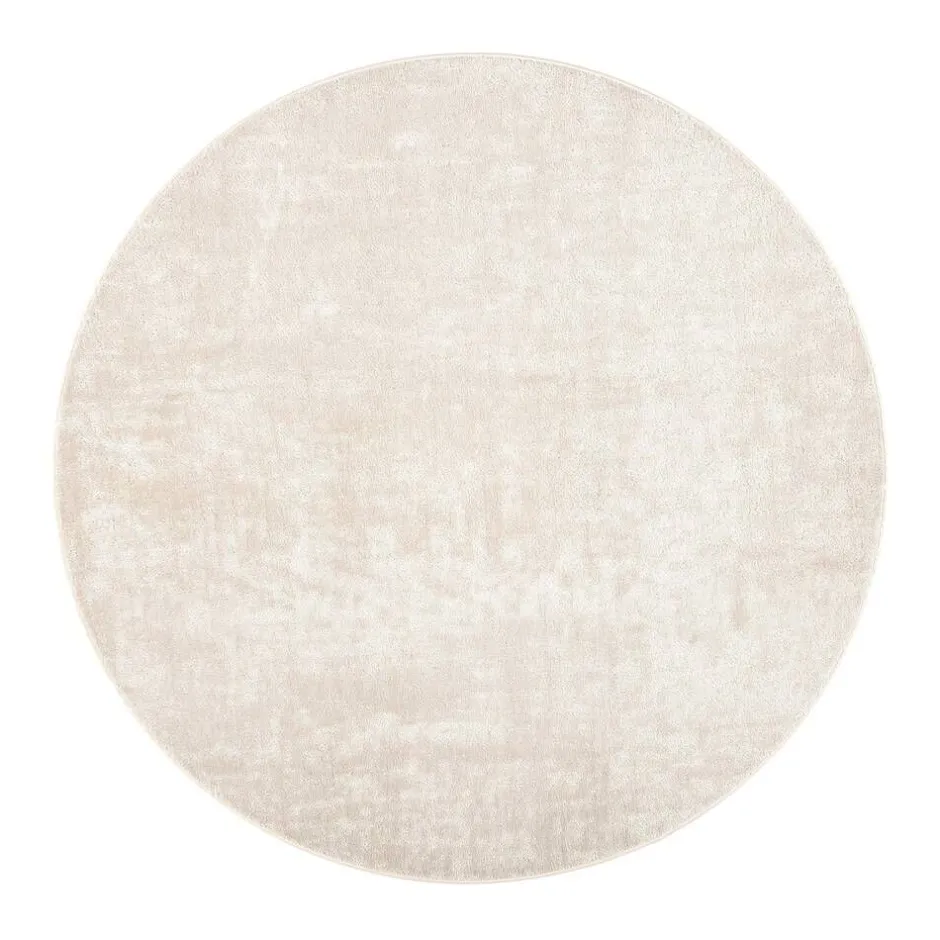 VM-Carpet Pyöreät Matot*Basaltti 880 valkoinen ø 240 cm, kantti 5417