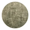 VM-Carpet Pyöreät Matot*Basaltti 490 vihreä ø 240 cm, kantti 5774