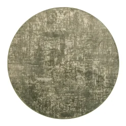 VM-Carpet Pyöreät Matot*Basaltti 490 vihreä ø 240 cm, kantti 5774
