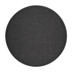 VM-Carpet Pyöreät Matot*Esmeralda 79 musta, Ø 240 cm, kantti 020 B