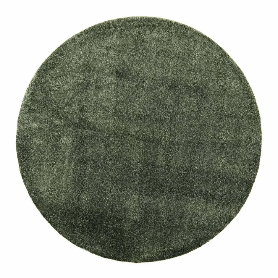 VM-Carpet Pyöreät Matot*Hattara 28 tummanvihreä Ø 240 cm