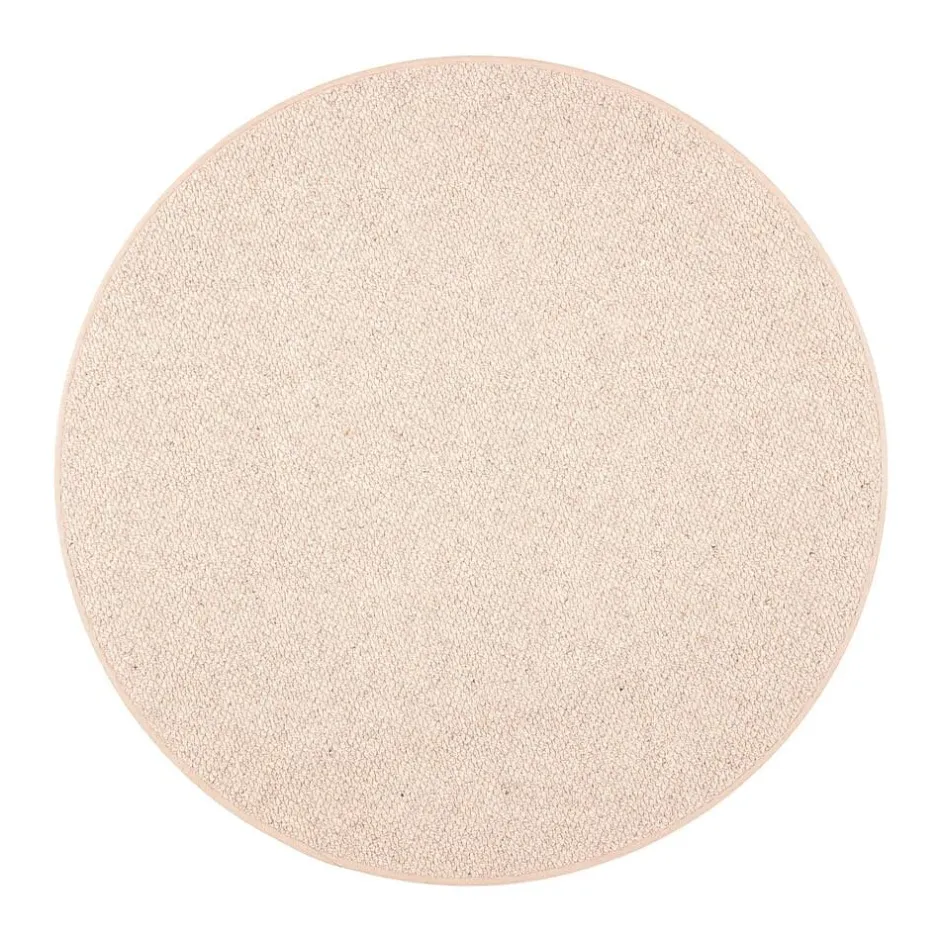 VM-Carpet Pyöreät Matot*Hehku, 274 greige Ø 133 cm, kantti 101 B