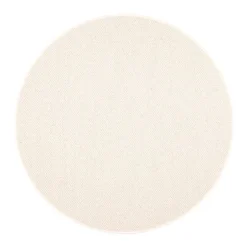 VM-Carpet Pyöreät Matot*Hehku, 69 valkoinen Ø 133 cm, kantti 1 B