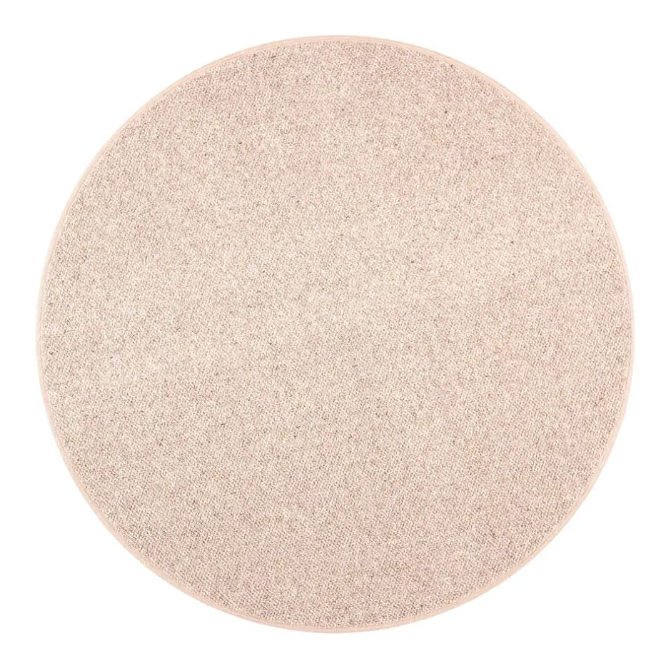 VM-Carpet Pyöreät Matot*Hiillos, 740 harmaa Ø 240 cm, kantti 101 B