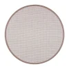 VM-Carpet Pyöreät Matot*Kelo beige/valkoinen 72/82  Ø 200 cm, kantti 32