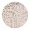 VM-Carpet Pyöreät Matot*Lastu, 4 hopea, Ø 200 cm