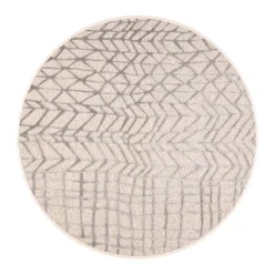 VM-Carpet Pyöreät Matot*Lastu, 4 hopea, Ø 200 cm