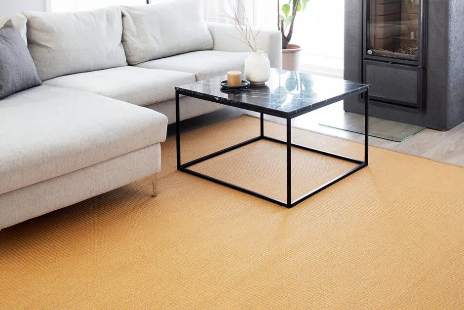 VM-Carpet Keskilattiamatot*Lyyra 71 keltainen, 200*300 cm, kantti 41