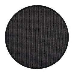 VM-Carpet Pyöreät Matot*Lyyra 70 musta, Ø 160 cm, kantti 17