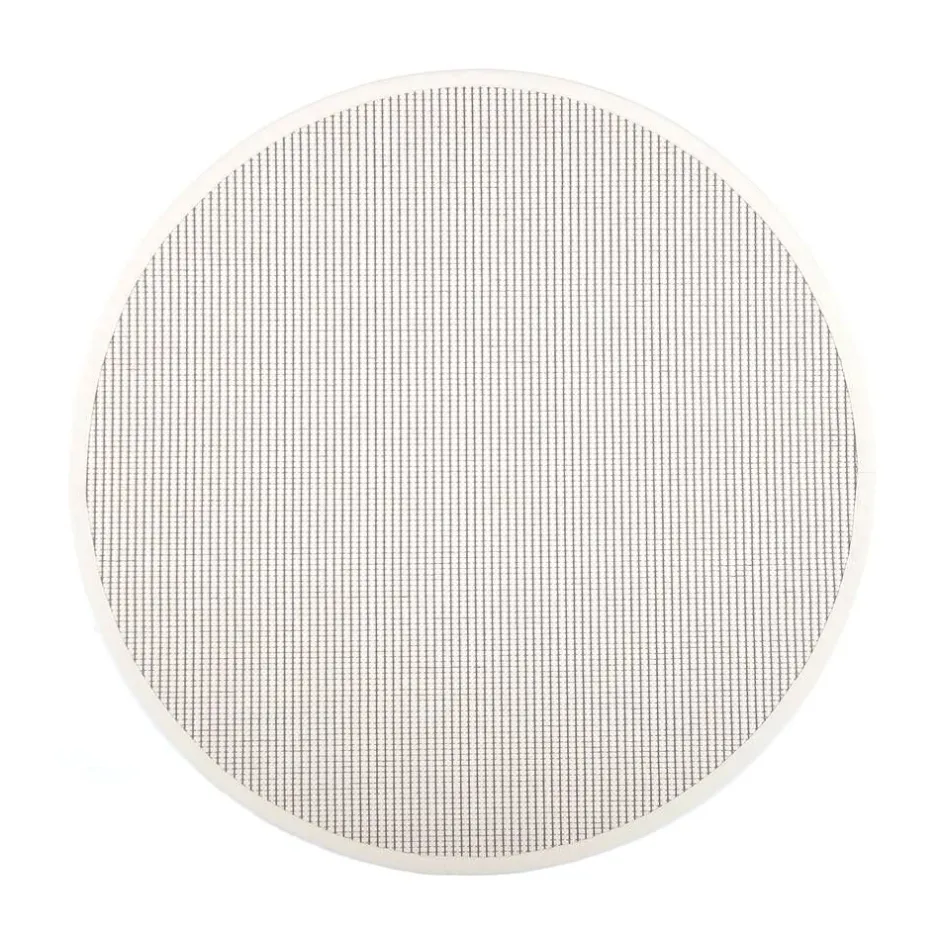 VM-Carpet Pyöreät Matot*Lyyra 52 valkoinen Ø 160 cm, kantti 1