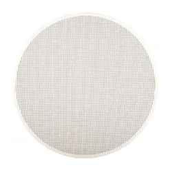 VM-Carpet Pyöreät Matot*Lyyra 52 valkoinen Ø 133  cm, kantti 1