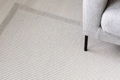 VM-Carpet Keskilattiamatot*Lyyra 52 valkoinen 160*230 cm, kantti 1