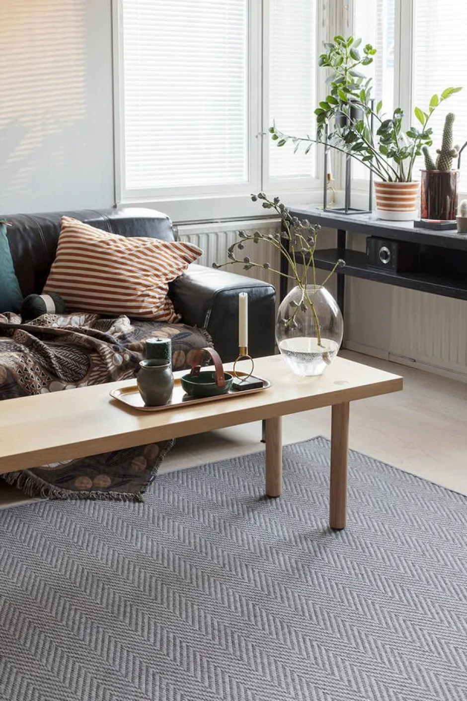 VM-Carpet Keskilattiamatot*matto Elsa 160x230 cm harmaa