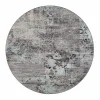 VM-Carpet Pyöreät Matot*matto Rustiikki ø 160 cm 32 turkoosi