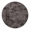 VM-Carpet Pyöreät Matot*matto Rustiikki ø 160 cm 98 musta
