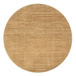 VM-Carpet Pyöreät Matot*matto Sametti ø 240 cm 246 keltainen