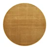 VM-Carpet Pyöreät Matot*matto Satine ø 200 cm 371 keltainen