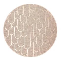 VM-Carpet Pyöreät Matot*Paanu, 1 beige, Ø 200 cm
