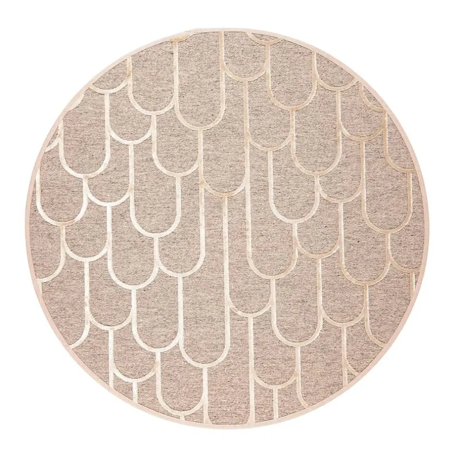VM-Carpet Pyöreät Matot*Paanu, 1 beige, Ø 200 cm