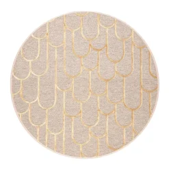 VM-Carpet Pyöreät Matot*Paanu, 7 kulta, Ø 160 cm