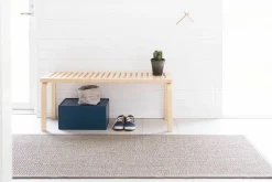VM-Carpet Käytävämatot*Panama 9007 natural, 80*300 cm, kantti pellava