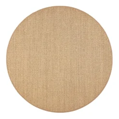 VM-Carpet Pyöreät Matot*Panama, 6021 olki, Ø 200 cm, kantti 32 B