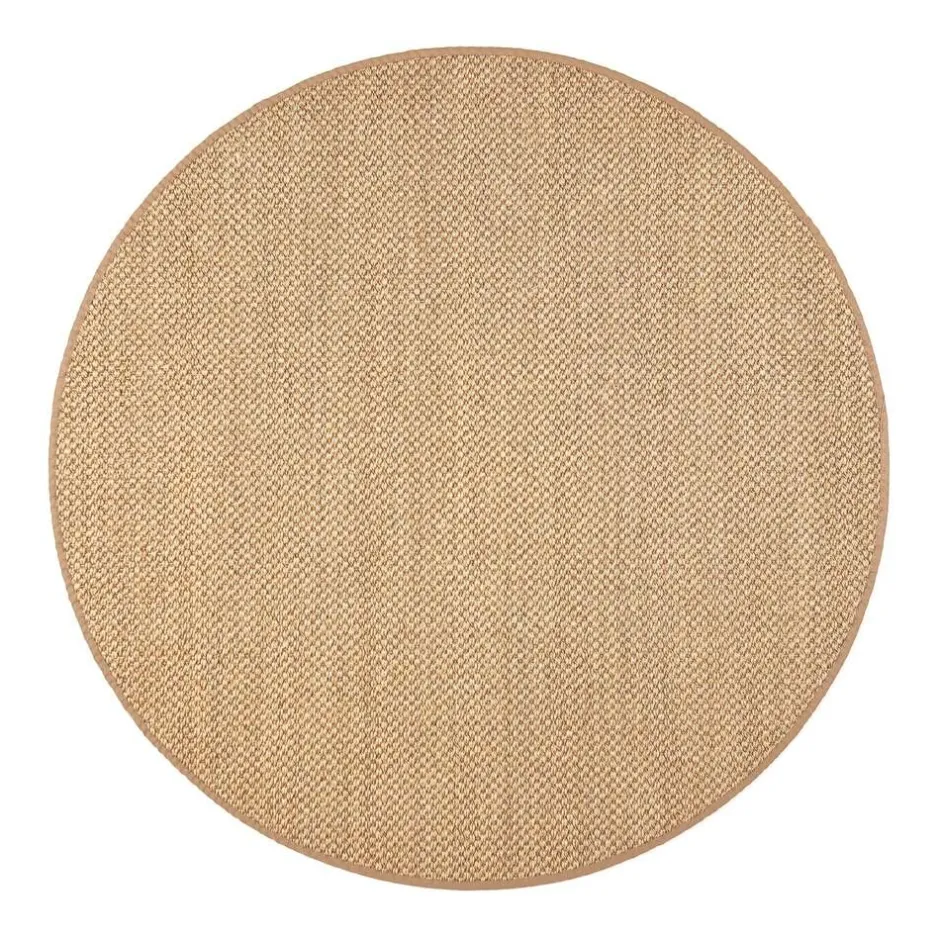 VM-Carpet Pyöreät Matot*Panama, 6021 olki, Ø 200 cm, kantti 32 B