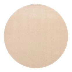 VM-Carpet Pyöreät Matot*Puuteri, 132 beige, Ø 133 cm, kantti 5978
