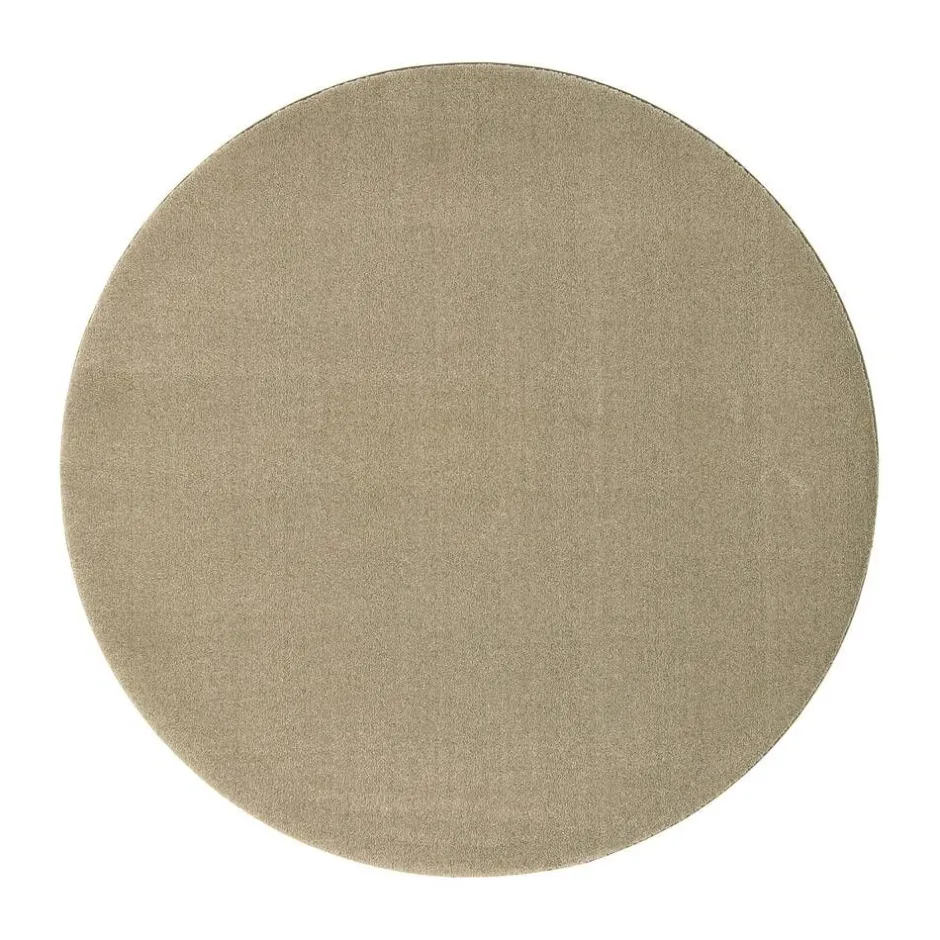 VM-Carpet Pyöreät Matot*Puuteri 164 oliivi, Ø 160 cm, kantti 5921